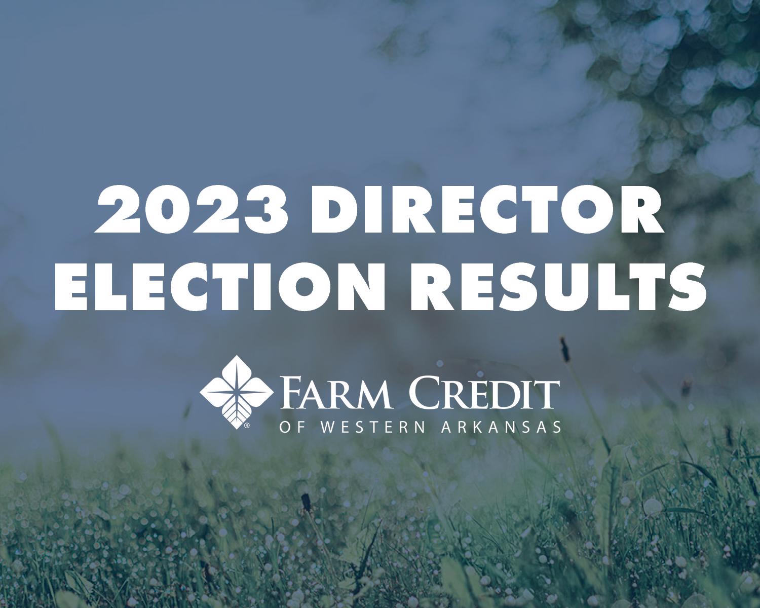 2023 Director Election Results