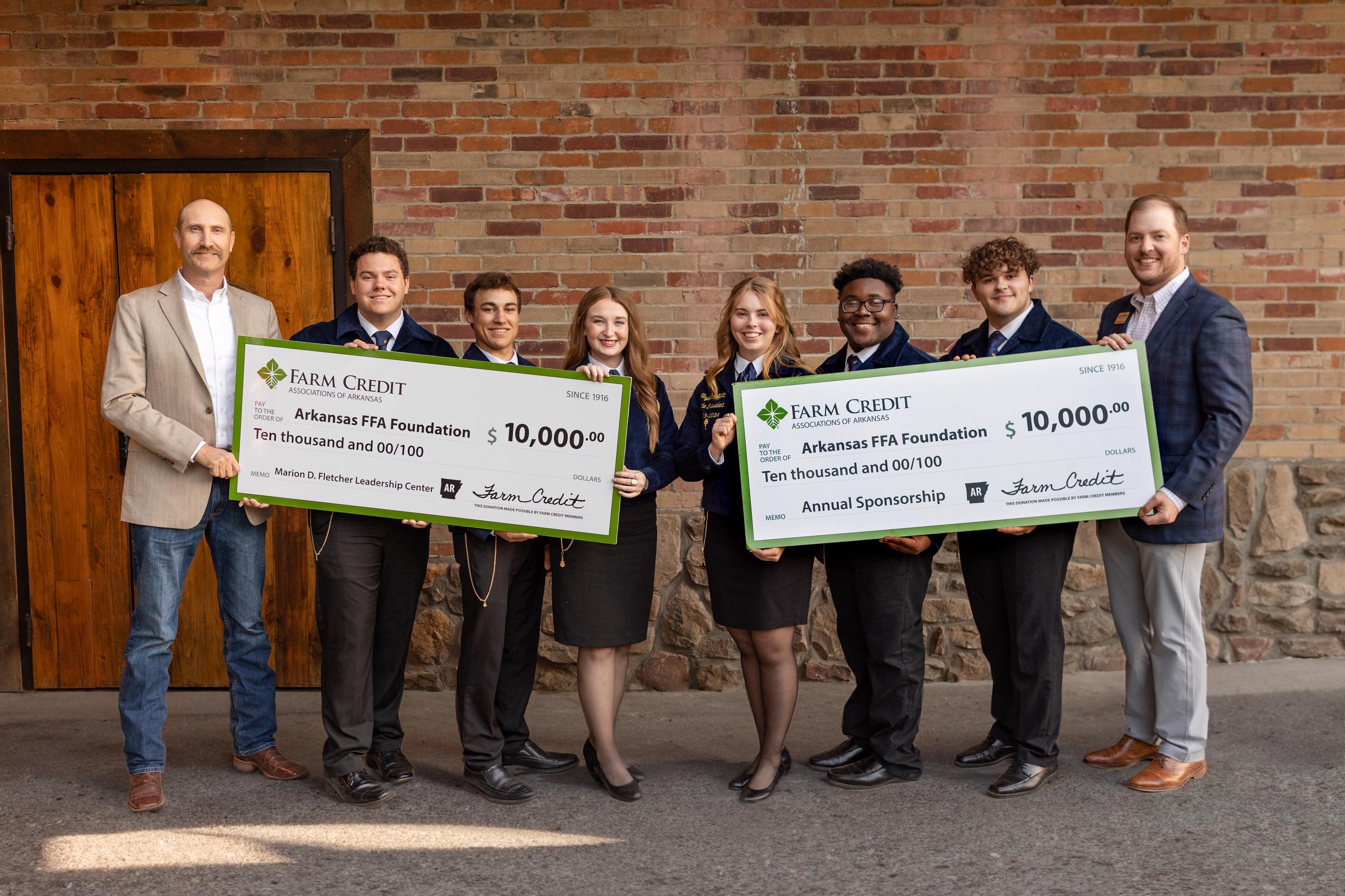Agriculture lender supports Arkansas FFA. Youth loans. Beginning farmer loans. Agriculture loans. Loans for homes in the country. Arkansas timber loans.