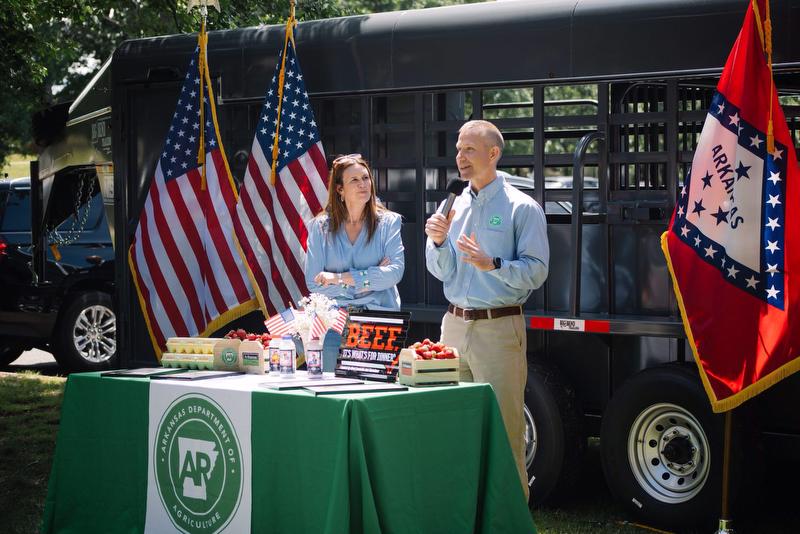 Governor Sanders Proclaims May as Arkansas Beef Month, Dairy Month, Egg Month, and Strawberry Month