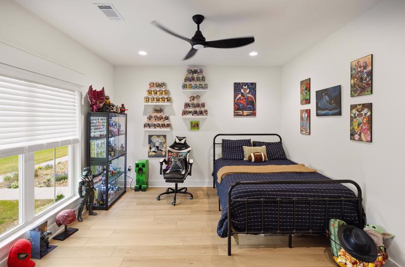 Jonah’s room reflects many of his favorite interests, including Star Wars and his growing Funko Pop! collection.
