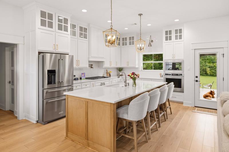 Open concept kitchen farmhouse living rural home mortgage country home inspiration rural home loans in Arkansas