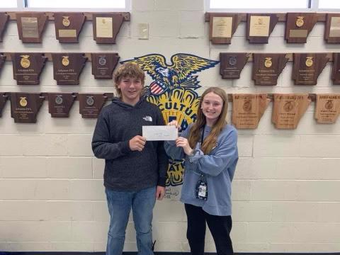 Bryan Pruit, former ag teacher, Bergman High School FFA, superintendent Eureka Springs School District. Farm Credit, Harrison Farm Credit of Western Arkansas, Calf Raffle, Brady Willis, Loan officer, land for sale in Harrison Arkansas, North Arkansas