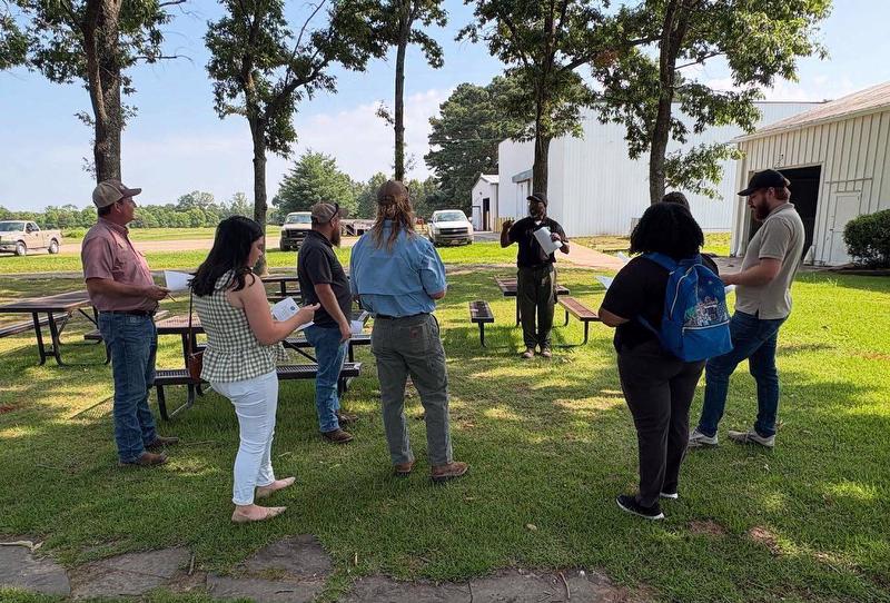 AFA's 2025 Emerging Leaders Group touring Baucum Nursery.