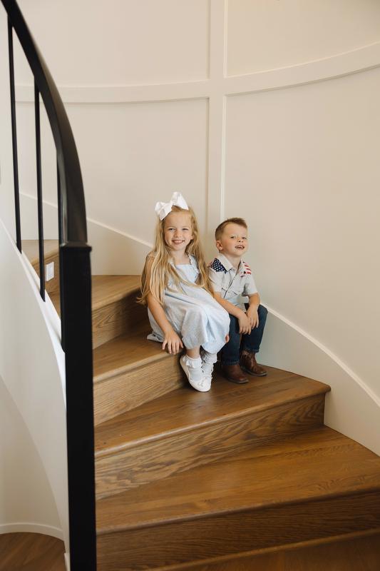 custom built home family building rural home