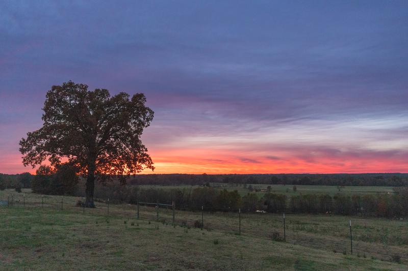 Arkansas farmhouse in the country