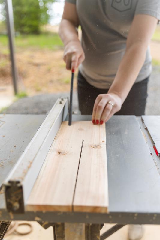 Cutting Wood with table saw