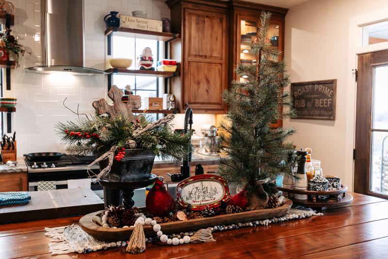 Christmas kitchen