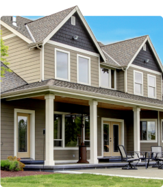 A nice house with a green lawn