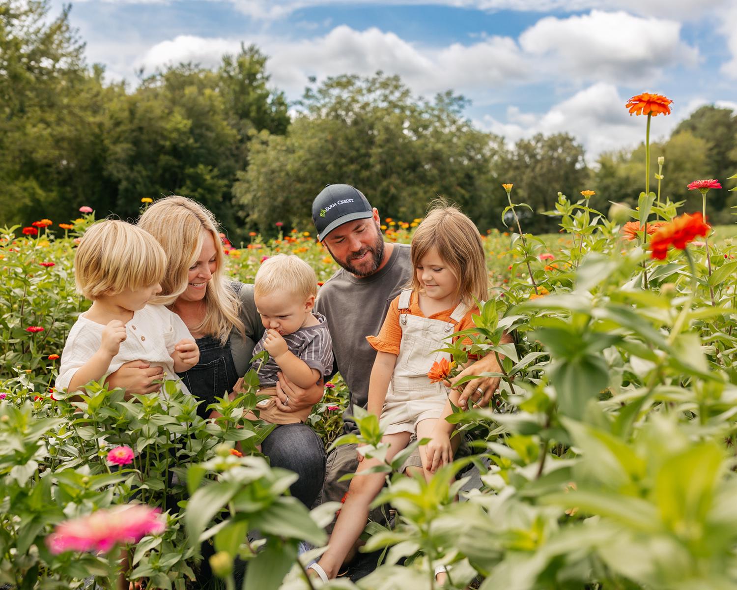 Courtney and Andrew Witt at Blossomberry Nursery in Clarksville, Arkansas