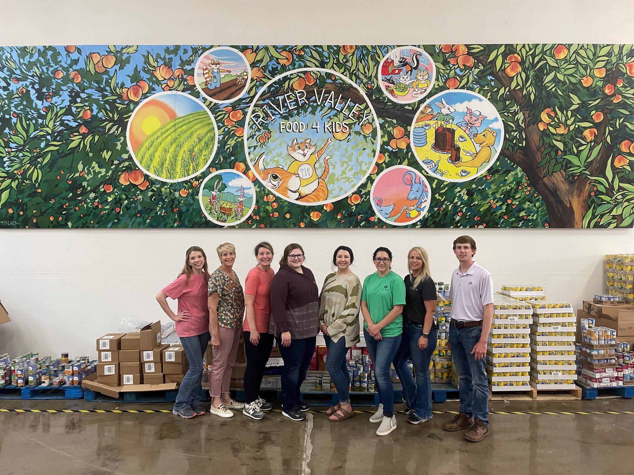 Our employee engagement group, Spark, recently visited River Valley Food 4 Kids! They donated food gathered by employees across our territory and volunteered in the warehouse. 